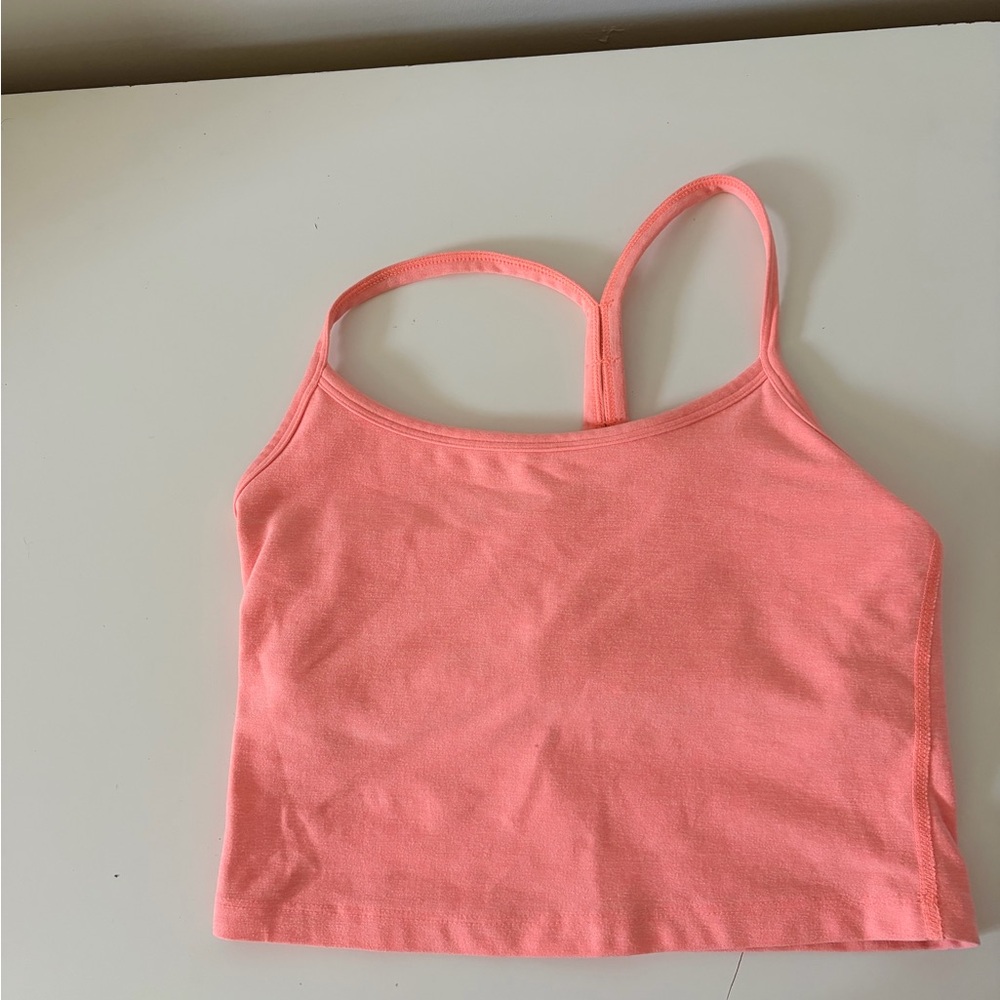 Beyond Yoga Coral Racerback Tank Top